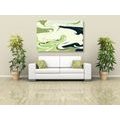 CANVAS PRINT ABSTRACT GREEN PATTERN - ABSTRACT PICTURES - PICTURES