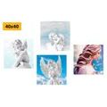 CANVAS PRINT SET HEAVENLY JOY - SET OF PICTURES - PICTURES