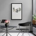 POSTER FRUNZE MINIMALISTE CU FUNDAL BOHO - BOTANICE - POSTERE