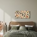 WANDBILD BUNTE MUSIKALISCHE NOTEN - MUSIKBILDER - BILDER