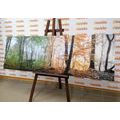 CANVAS PRINT FOUR SEASONS - PICTURES OF NATURE AND LANDSCAPE - PICTURES