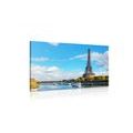 CANVAS PRINT BEAUTIFUL PANORAMA OF PARIS - PICTURES OF CITIES - PICTURES