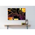 CANVAS PRINT ETHNIC FLOWERS - POP ART PICTURES - PICTURES