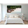 CANVAS PRINT COAST OF SEYCHELLES - PICTURES OF NATURE AND LANDSCAPE - PICTURES