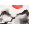 CANVAS PRINT JAPANESE PAINTING - PICTURES OF NATURE AND LANDSCAPE - PICTURES