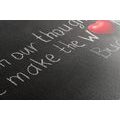 CANVAS PRINT BUDDHA QUOTE - PICTURES WITH INSCRIPTIONS AND QUOTES - PICTURES