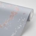 SELF ADHESIVE WALLPAPER FOLKLORE HEART WITH A TOUCH OF SPRING - SELF-ADHESIVE WALLPAPERS - WALLPAPERS