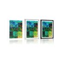 POSTER WITH MOUNT MODERN FINE ART - ABSTRACT AND PATTERNED - POSTERS