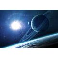 CANVAS PRINT PLANET IN SPACE - PICTURES OF SPACE AND STARS - PICTURES