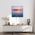 CANVASTAVLA FROSTIG MORGON ÖVER FRUSEN SJÖ - TAVLOR MED SJÖAR - TAVLOR