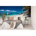 WALL MURAL ANSE SOURCE BEACH - WALLPAPERS NATURE - WALLPAPERS