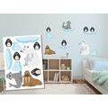 DECORATIVE WALL STICKERS WINTER ANIMALS - FOR CHILDREN - STICKERS