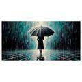 OBRAZ TAJEMNÁ POSTAVA V DEŠTI - OBRAZY LIDÍ - OBRAZY