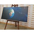 CANVAS PRINT PLANET EARTH - PICTURES OF SPACE AND STARS - PICTURES