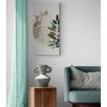 CANVAS PRINT BOHEMIAN PLANTS - PICTURES OF TREES AND LEAVES - PICTURES