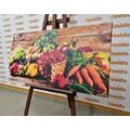CANVAS PRINT FRESH FRUITS AND VEGETABLES - PICTURES - 🔥 TOTAL SALE 🔥