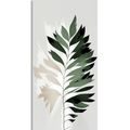 CANVAS PRINT FERN WITH A TOUCH OF MINIMALISM - PICTURES OF TREES AND LEAVES - PICTURES