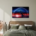 OBRAZ STROM ŽIVOTA PŘI ZÁPADU SLUNCE - OBRAZY STROMY ŽIVOTA - OBRAZY