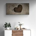 WANDBILD SYMBOL DER LIEBE - BILDER VON NATUR UND LANDSCHAFT - BILDER