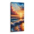 OBRAZ VLNY PŘI ZÁPADU SLUNCE - OBRAZY VÝCHOD A ZÁPAD SLUNCE - OBRAZY