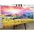 CANVAS PRINT HAYSTACKS IN THE CARPATHIAN MOUNTAINS - PICTURES OF NATURE AND LANDSCAPE{% if product.category.pathNames[0] != product.category.name %} - PICTURES{% endif %}