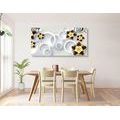 CANVAS PRINT GOLD JEWELRY - ABSTRACT PICTURES - PICTURES