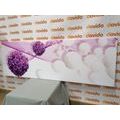 CANVAS PRINT FLOWERS WITH AN ABSTRACT BACKGROUND - ABSTRACT PICTURES - PICTURES