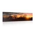 CANVAS PRINT BEAUTIFUL SUNSET - PICTURES OF NATURE AND LANDSCAPE - PICTURES