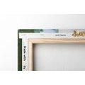 TABLEAU SUR TOILE – BOUQUET PRINTANIER À LA FENÊTRE - TABLEAUX DE FLEURS - TABLEAUX
