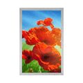 POSTER MOHNBLUME AUF DER WIESE - BLUMEN{% if product.category.pathNames[0] != product.category.name %} - GERAHMTE POSTER{% endif %}