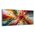 OBRAZ DYNAMICKÁ HARMONIE BAREV - OBRAZY ABSTRAKTNÍ TVARY - OBRAZY