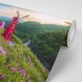 SELF ADHESIVE WALL MURAL MEADOW NEAR THE MAGIC MILL - SELF-ADHESIVE WALLPAPERS - WALLPAPERS