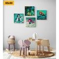 CANVAS PRINT SET MAGICAL WORLD - SET OF PICTURES - PICTURES