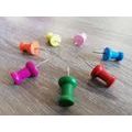 COLORED CLIPS (10 PCS) - PUSHPINS - PICTURES