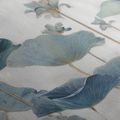 WANDBILD RUHIGE WASSERPFLANZEN - BILDER BLUMEN - BILDER