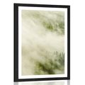 POSTER WITH MOUNT MISTY FOREST - NATURE - POSTERS