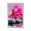 POSTER ORCHID WITH A TOUCH OF RELAXATION - FENG SHUI - POSTERS