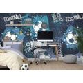 FOTOBEHANG VOETBAL IN BLAUW - FOTOBEHANG - MEGA UITVERKOOP TOT 70% 🔥