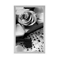 POSTER BLACK AND WHITE VINTAGE STILL LIFE WITH A KEY - BLACK AND WHITE - POSTERS