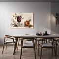 QUADRO SU TELA – COCKTAIL ALLE MORE CON ARANCIA - QUADRI HALLOWEEN E HORROR - STAMPE E QUADRI