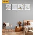 CANVAS PRINT SET FOR CHILDREN IN BEAUTIFUL COLORS - SET OF PICTURES - PICTURES