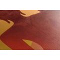 TABLEAU SUR TOILE – STATUE DE BOUDDHA AU MILIEU DES PIERRES - TABLEAUX FENG SHUI - TABLEAUX