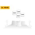CANVAS PRINT SET ANIMALS IN BLACK AND WHITE STYLE - SET OF PICTURES - PICTURES