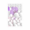 POSTER ORCHID ON AN ABSTRACT BACKGROUND - FLOWERS - POSTERS