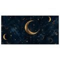 WANDBILD LUNARER SCHEIN ZWISCHEN STERNEN - WANDBILDER MOND - BILDER