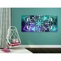 5-PIECE CANVAS PRINT MODERN MANDALA WITH AN ORIENTAL PATTERN - PICTURES FENG SHUI - PICTURES