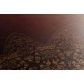 CANVAS PRINT MODERN ELEMENTS OF MANDALA IN SHADES OF BROWN - PICTURES FENG SHUI - PICTURES