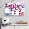 CANVAS PRINT BALLOONS IN THE WIND - CHILDRENS PICTURES - PICTURES