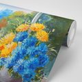 WALLPAPER SPRING BOUQUET BY THE WINDOW - WALLPAPERS WITH IMITATION OF PAINTINGS - WALLPAPERS