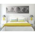 CANVAS PRINT GREY ORBS - ABSTRACT PICTURES - PICTURES